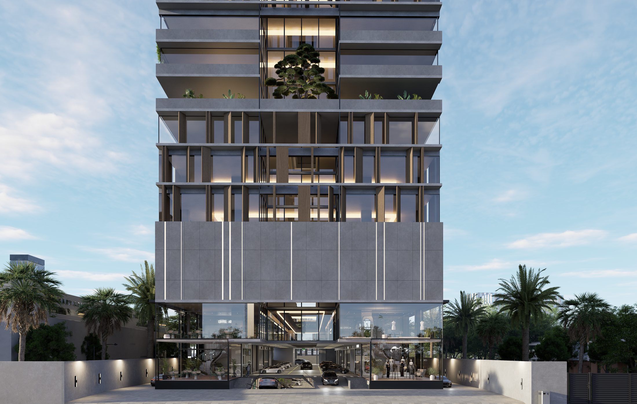 Building Front View